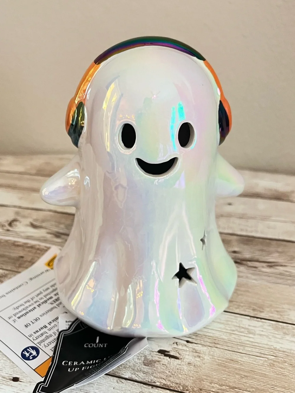 Target Bullseye Playground Halloween Ceramic Light up Ghost With Headphone 2026🎃